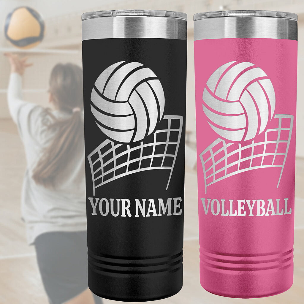 Volleyball Tumbler Personalized, Volleyball Coach Gift, Mom Gift