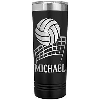 Personalized Volleyball Tumbler with Player Name