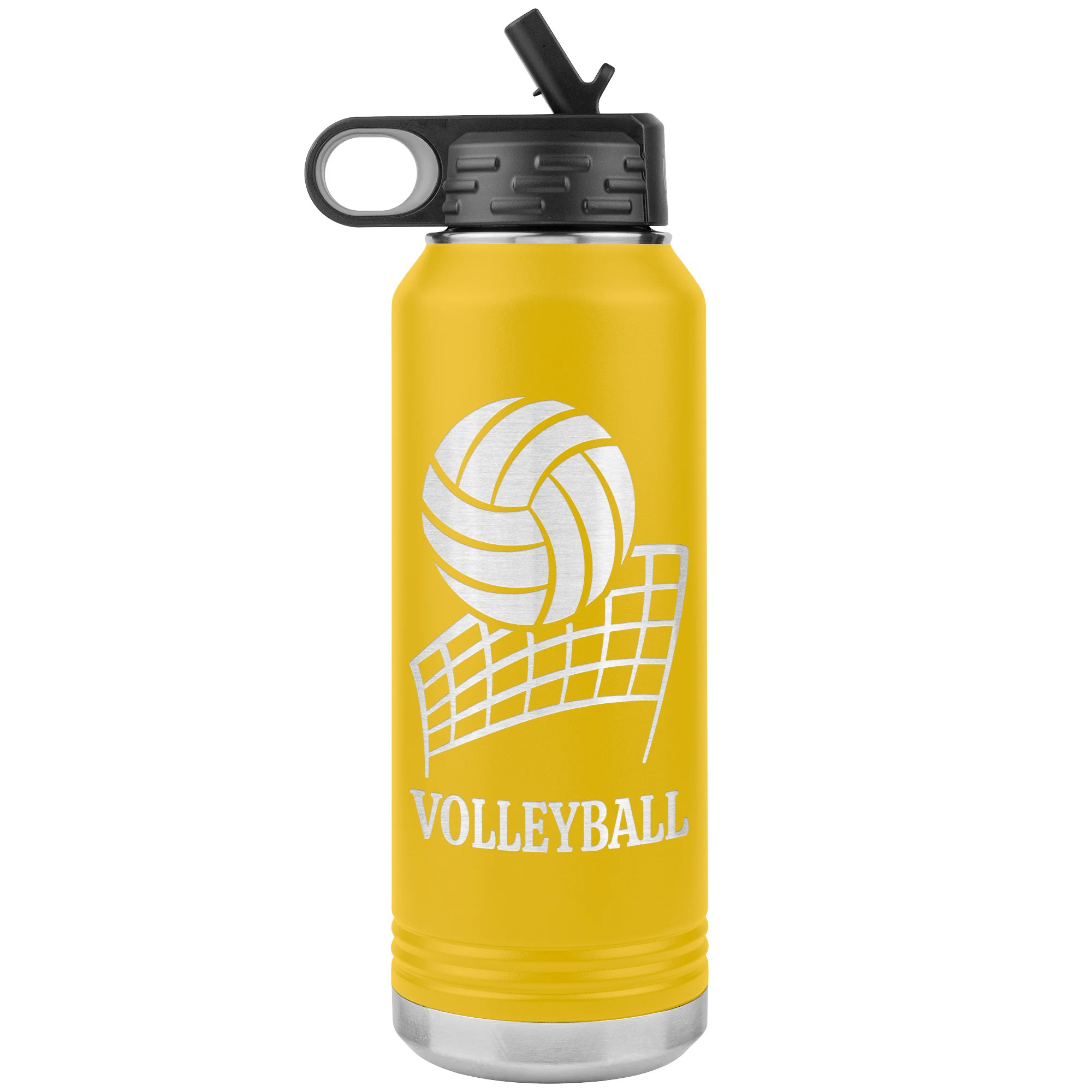 Sports Water Bottle Personalized, Sports Water Bottle, Volleyball