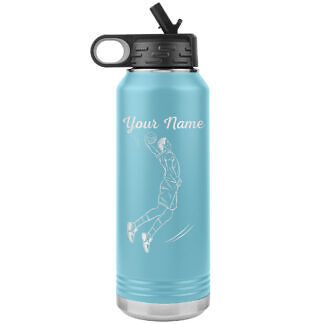 Basketball Water Bottle Personalized with Name